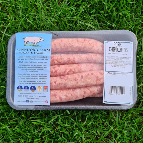 Pork Chipolata Sausages - Pack of 9